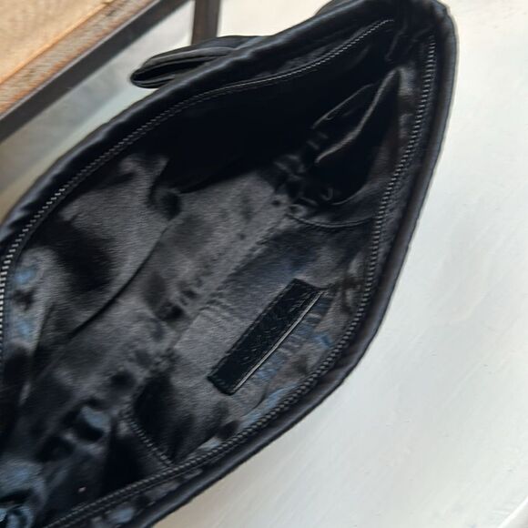 LOFT Black Velvet Pouch Wristlet - Picture 5 of 6